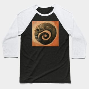 Spiral Skull Baseball T-Shirt